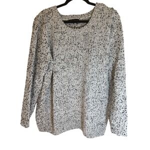 NWT LOVE ELLIE Sweater Pullover Confetti Gray, 1x‎